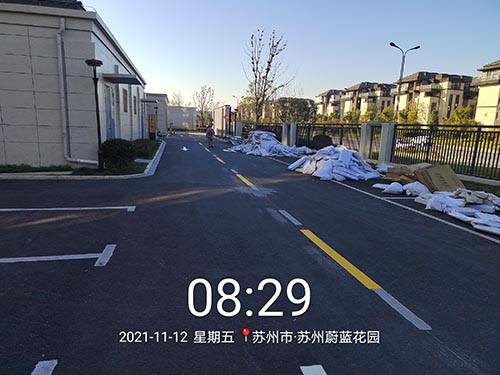 蘇州道路標(biāo)線冷漆多少錢一平？道路劃線價(jià)格多少一米？